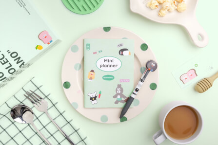 สมุดแพลนเนอร์ Ropamoda romane mini planner สีเขียว_2